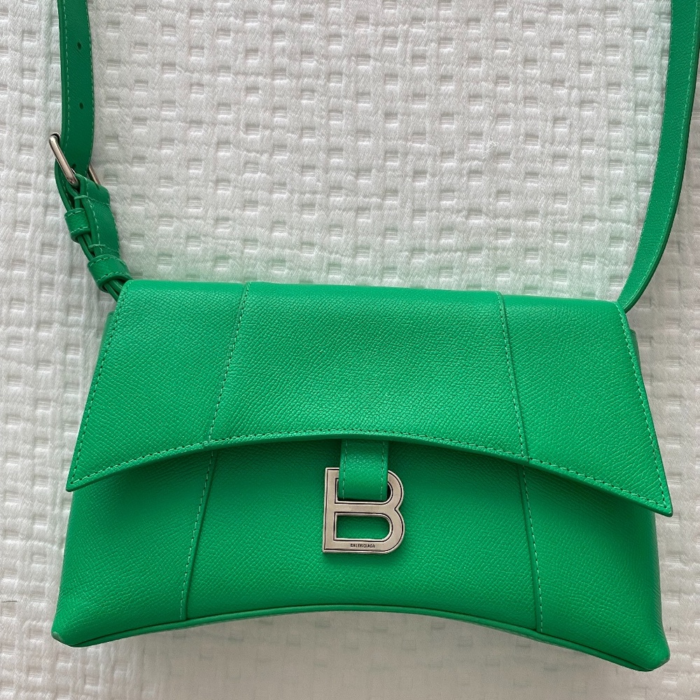 Green Designer Shoulder Bag